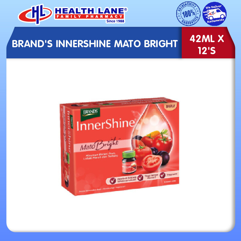 BRAND'S INNERSHINE MATO BRIGHT (42ML X 12'S)